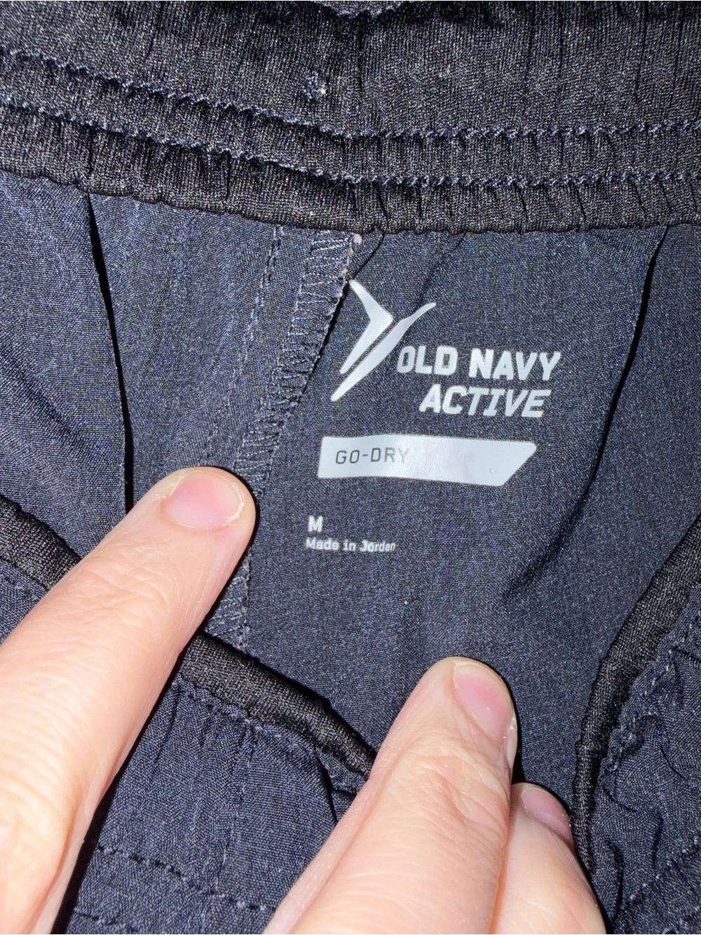 Old Navy Men's BLACK Athletic Shorts with Elastic Waist